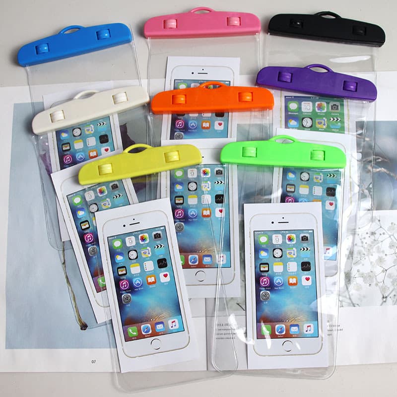 Outdoor Waterproof Touchscreen Phone Case for Swimming & Hot Springs, 3D Transparent Touchscreen Protection