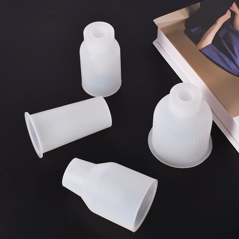 Shuncai Cross-border Cylindrical 3D Vase Epoxy Resin Mold DIY Creative Handmade Mirror Crystal Epoxy Mold