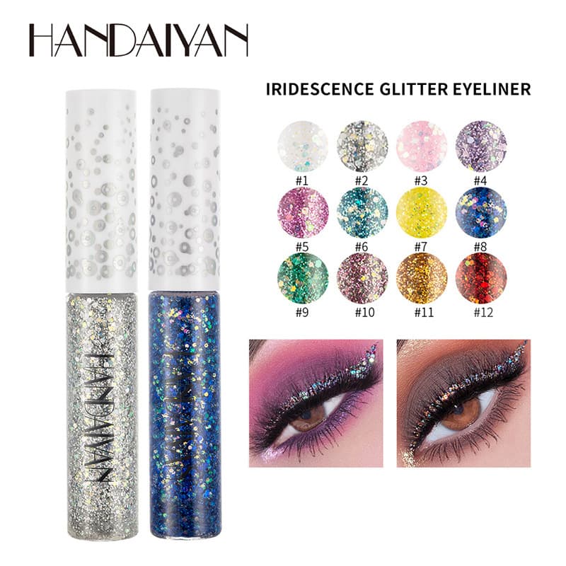 Cross-border hot product eyeliner HANDAIYAN stage makeup performance sequin eyeliner fantasy eyeshadow eyeliner