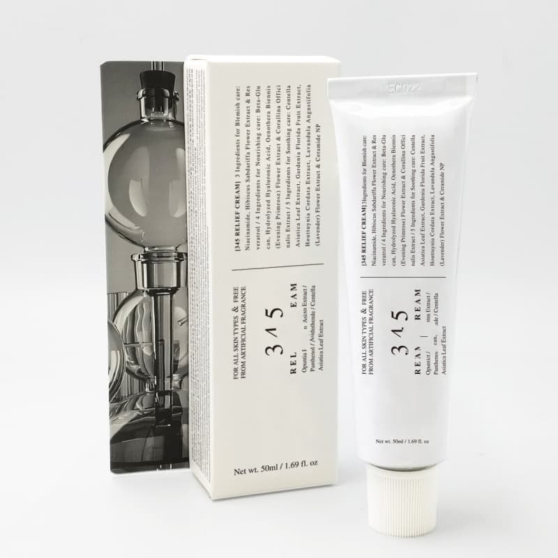Cross-border facial cream 345 RELIEF CREAM hydrating cream repairs damaged barrier 3451 soothing moisturizing cream