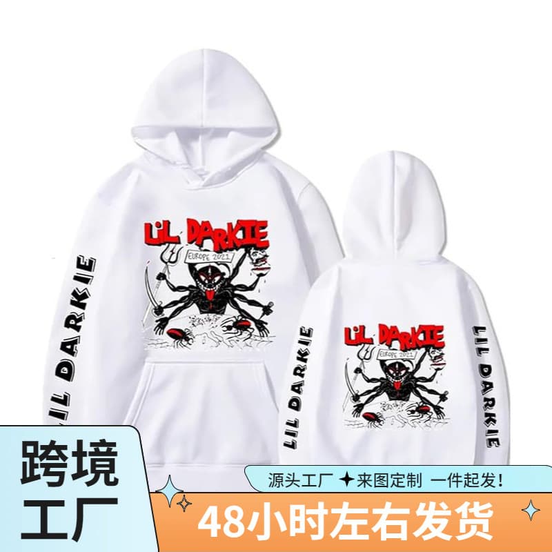 New Foreign Trade Singer Fashion Loose Casual Hooded Sweatshirt for Men and Women