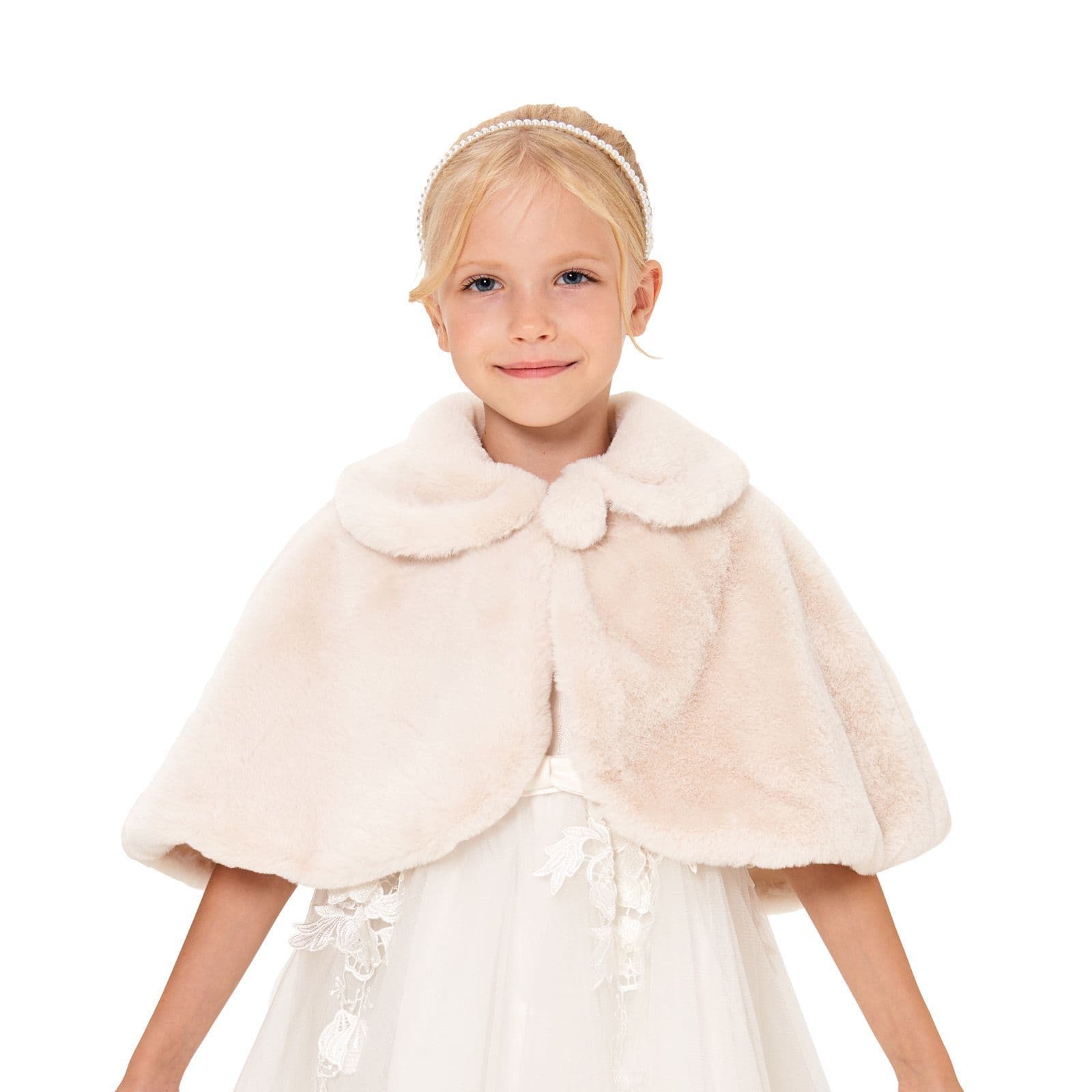 Amazon eBay shawl for girls princess dresses accessories Hangjif flower girl capes children's cloaks