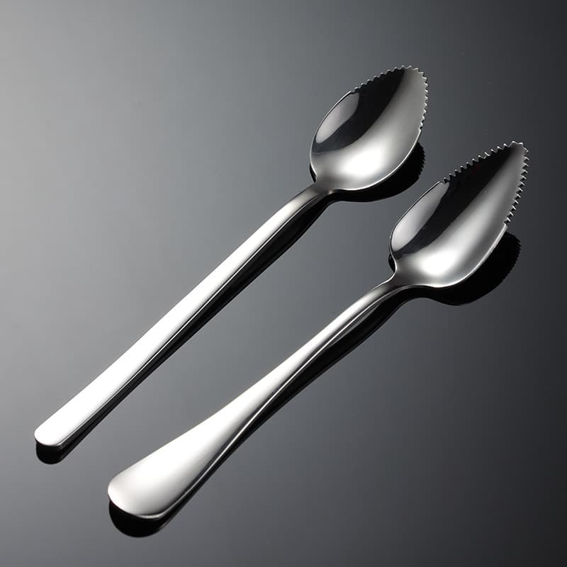 Jiasheng 304 Stainless Steel Fruit Scraping Spoon Baby Fruit Food Tool Children's Tableware Mother and Baby Gift