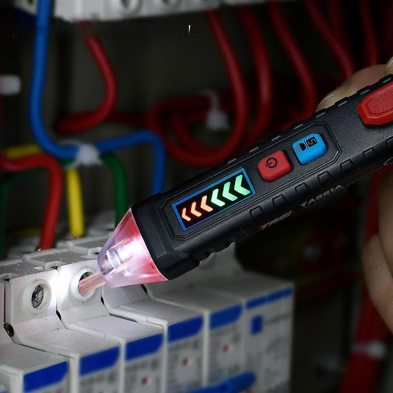 Digital Display Voltage Tester TA881A, Electrician Multifunctional Line Detection for Finding Breakpoints, Non-Contact Inductive Voltage Tester