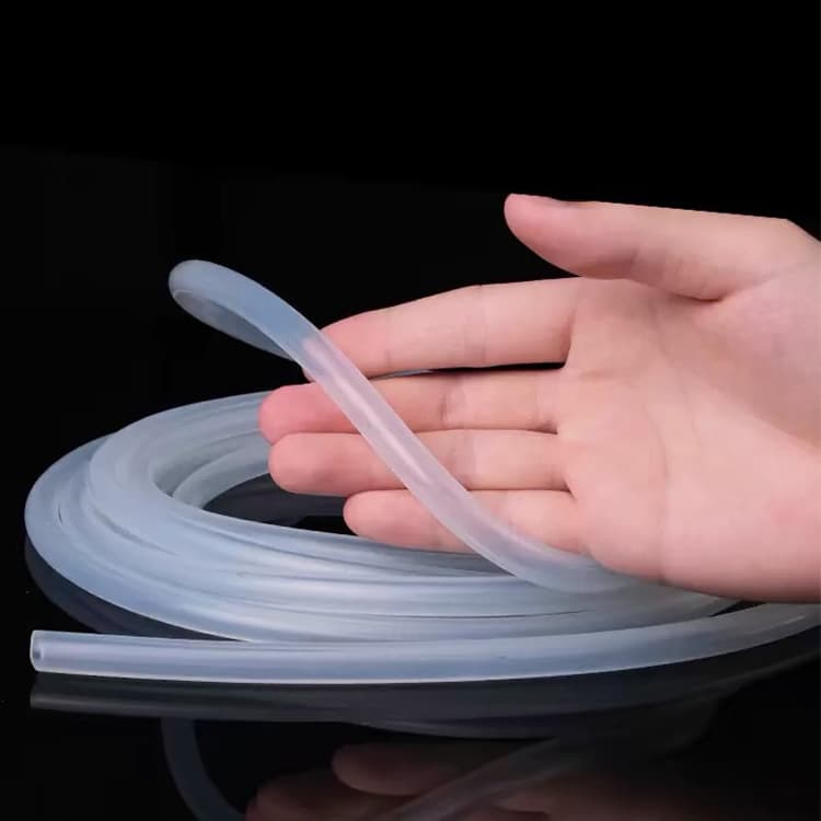 Food-grade silicone tubes, elastic high-temperature resistant water dispenser transparent straws, various sizes for peristaltic pump silicone rubber hoses.