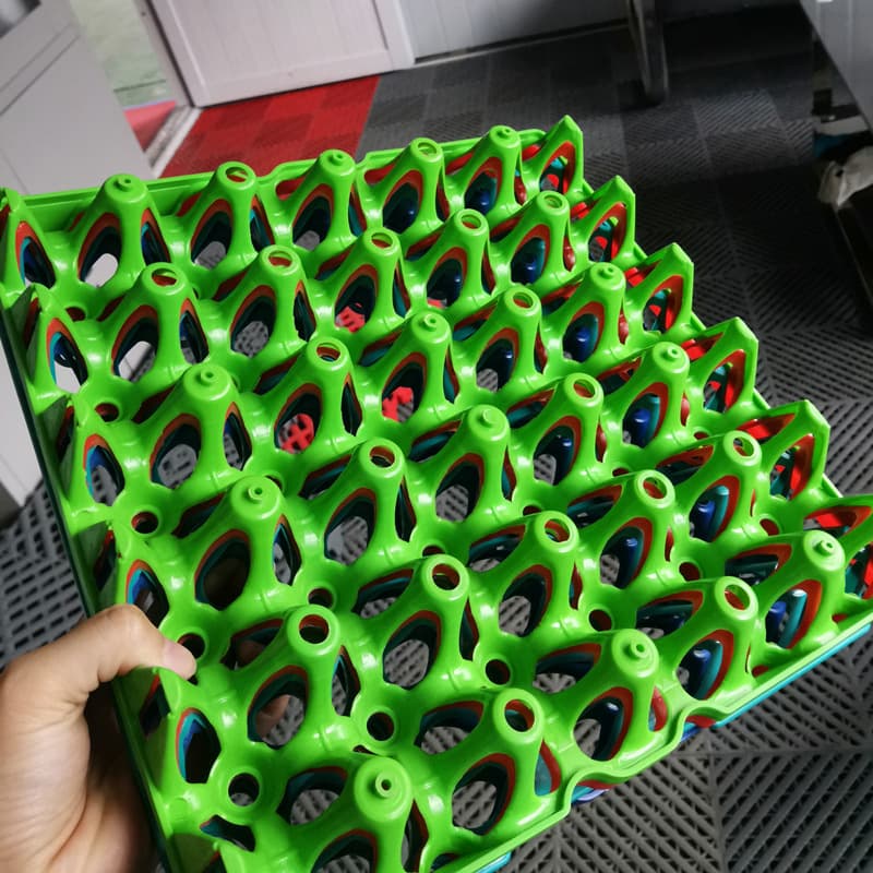 Factory-Made Colored Plastic Egg Tray for 30 Eggs, Incubator Egg Tray, Supermarket Turnover Egg Tray