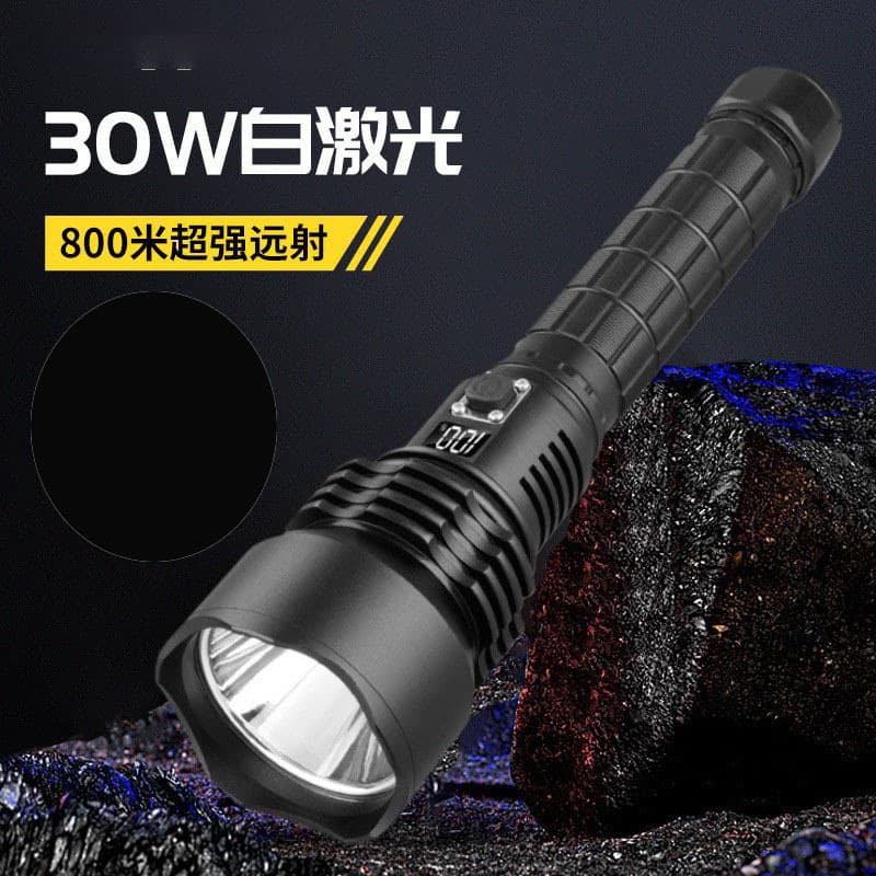 led long-range super bright multi-function fixed focus flashlight outdoor usb rechargeable portable long life emergency flashlight