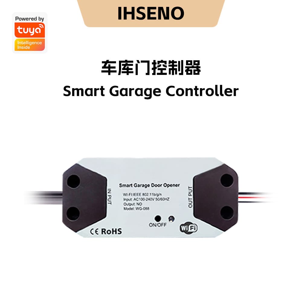 Tuya ZigBee Garage Door WiFi Roller Shutter Controller, Mobile App Timed Control for Opening and Closing Garage Doors
