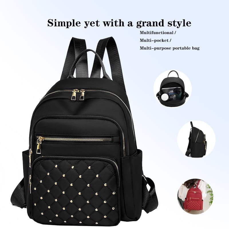 Cross-border women's backpack new large capacity outdoor travel leisure backpack wholesale simple women's small backpack for women