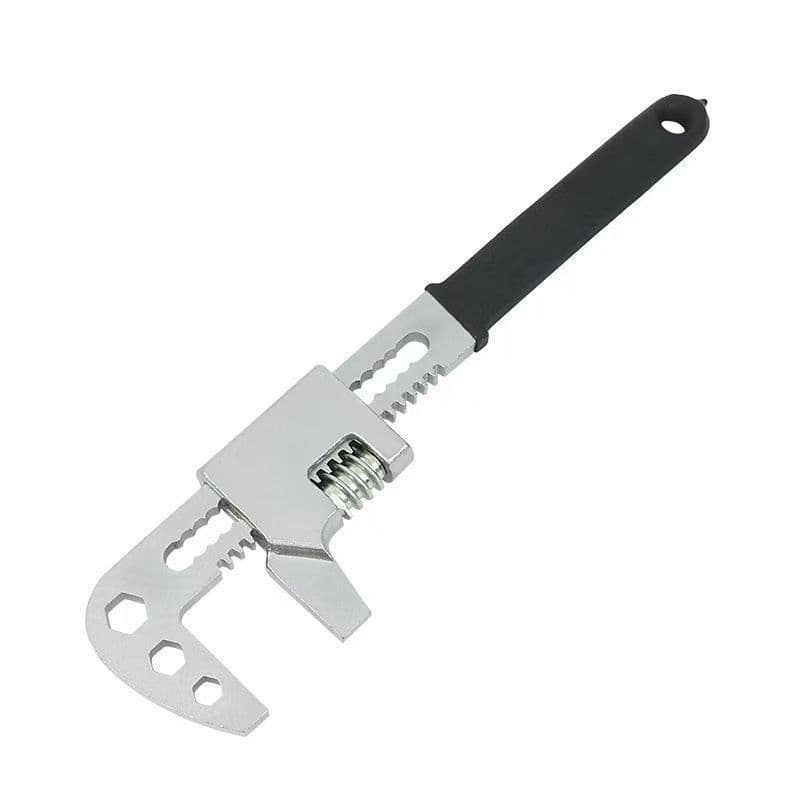 New F Wrench Multi-Functional Right Angle Wrench Adjustable Wrench Universal Pipe Wrench Tool with Large Opening