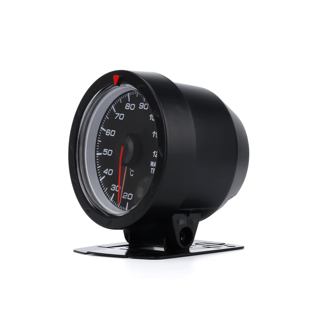 Cross-border Car Modification Water Temperature Gauge 12V 60mm 20-120°C Universal Black Face Water Temperature Meter
