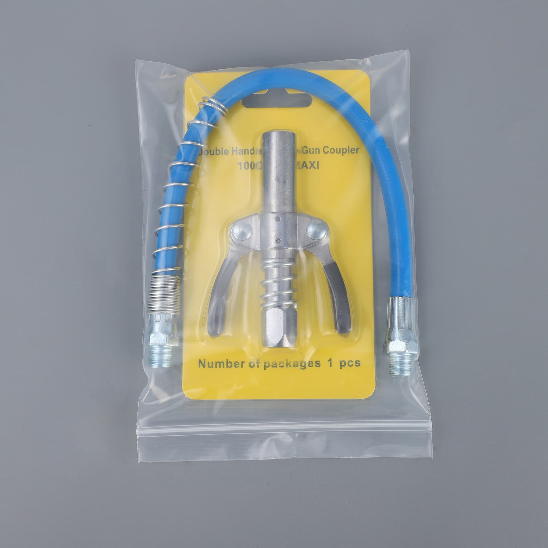 Cross-Border Double-Handle Grease Fitting Set Locking Pliers Type High-Pressure Grease Fitting Grease Nipple Self-Locking Flat Head Grease Fitting Set