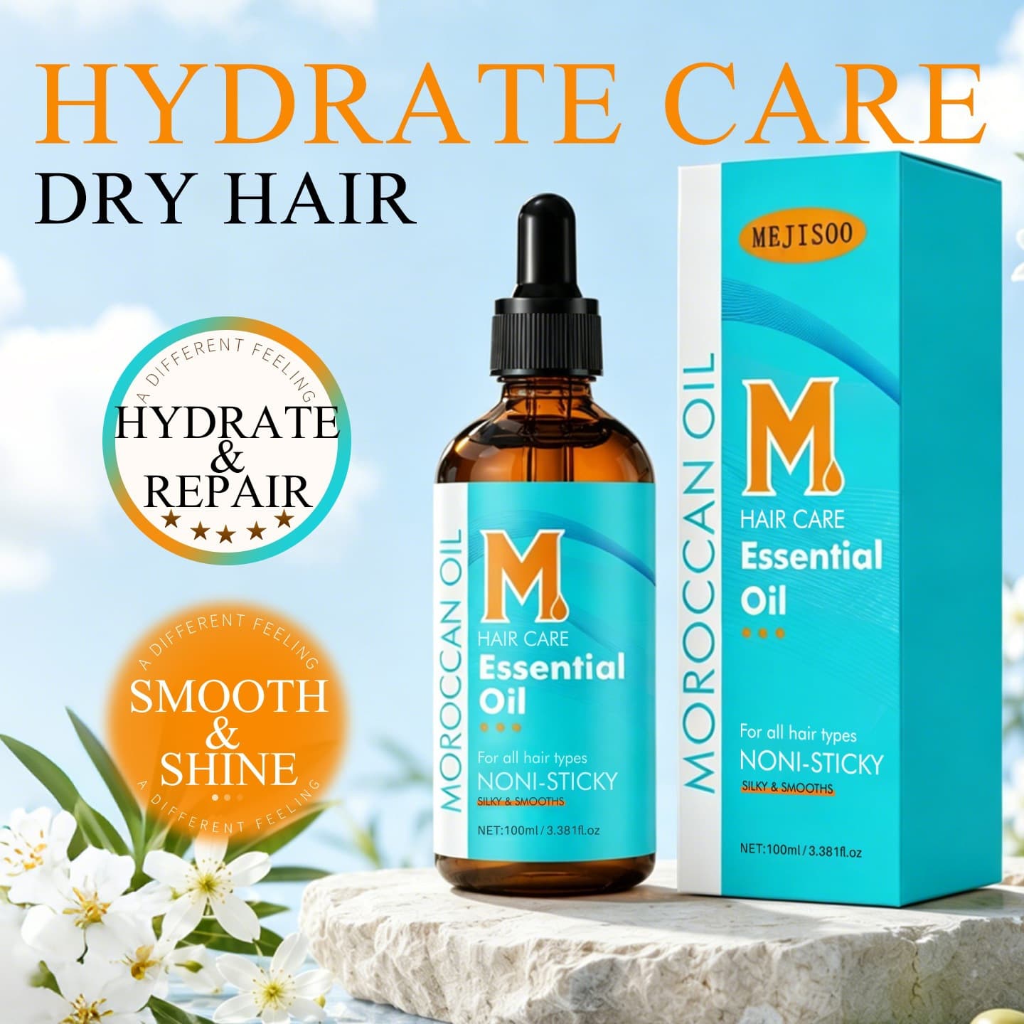 Cross-border foreign trade MoroccanHairCare Essential Moroccan hair care essential oil smoothes dry and smooth hair