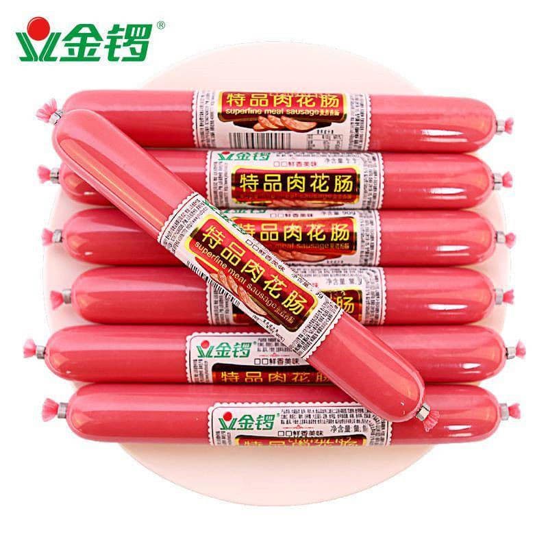 Premium Meat Flower Sausage 48g/80g/260g, Ready-to-Eat for BBQ, Instant Noodles, Leisure Breakfast, Delicious Sausage Pack, Wei Yi