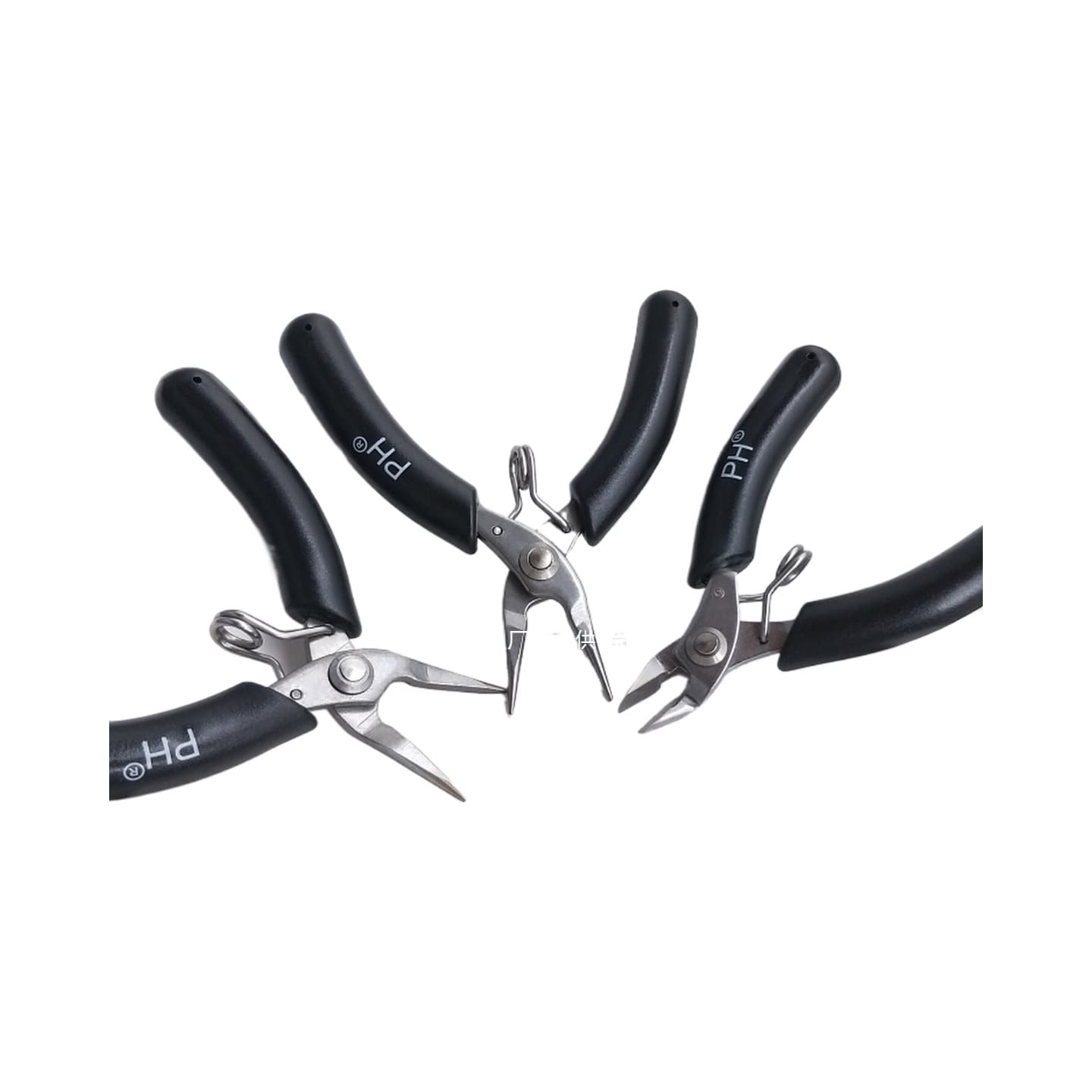 Mini Jewelry Pliers Stainless Steel Fine Toothless Needle Nose Pliers Round Nose Diagonal Cut DIY Hand Winding Wire Jewelry Tools