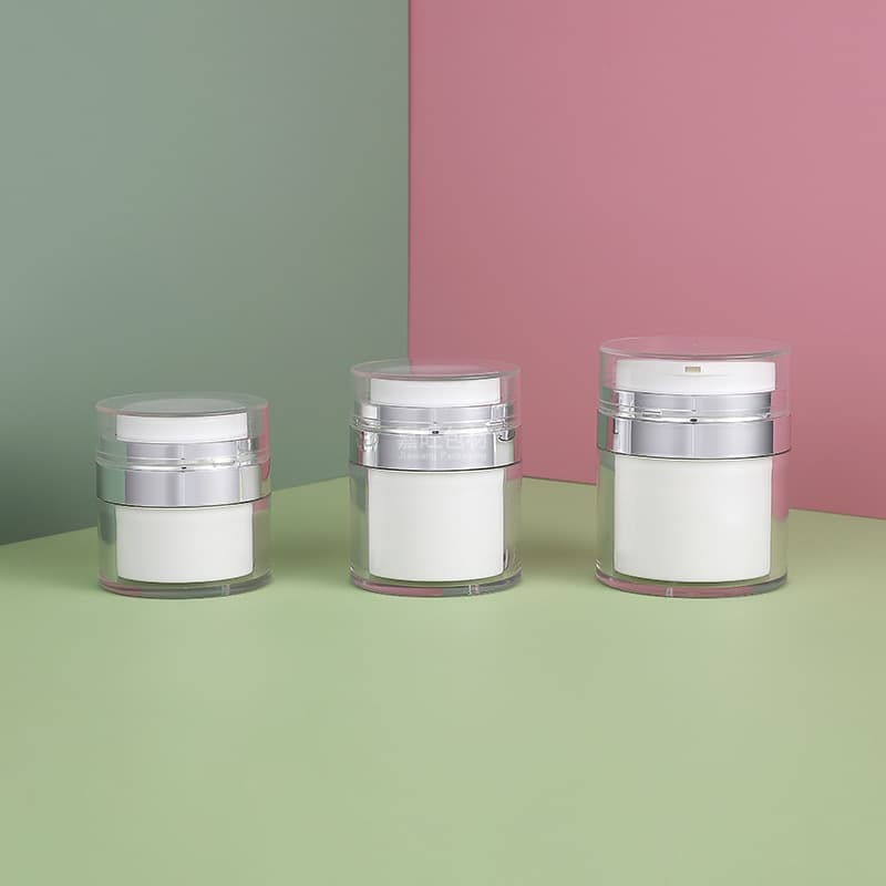 Factory Direct Sales Acrylic Cream Bottles 15ml 30ml 50ml 100ml Vacuum Cream Bottles Press-Type Lotion Bottles