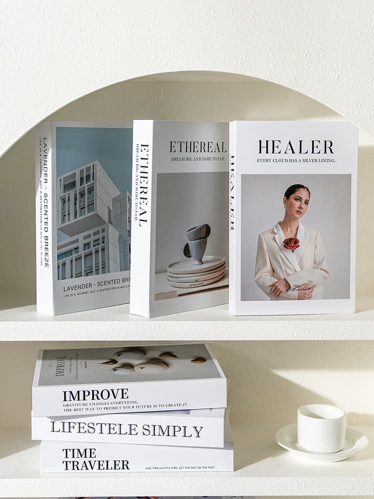 Ins Style Fake Book Artificial Book Decoration Ornaments Living Room Book Desktop Decoration Book Photo Props Decoration