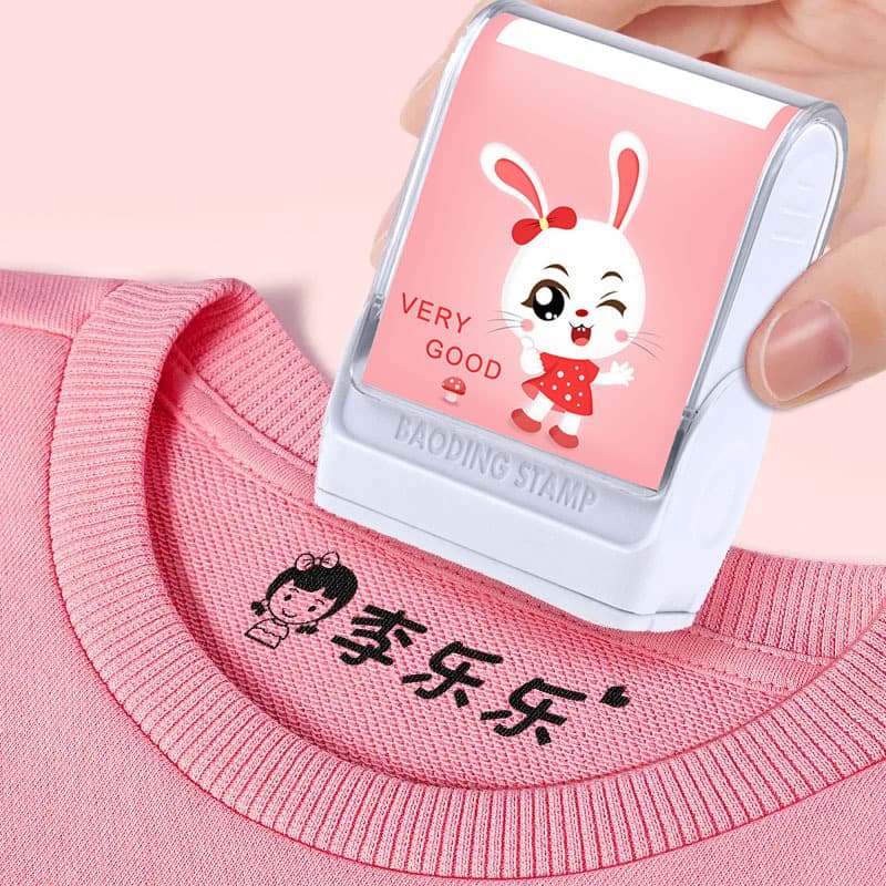 Children's Name Stamp, Waterproof Kindergarten Name Stamp for Clothes, Student Clothes Stamp, Baby Essential