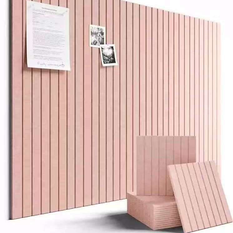 Cross-border supply of 12-piece vertical striped felt board polyester fiber sound-absorbing board soundproof board photo wall background decoration