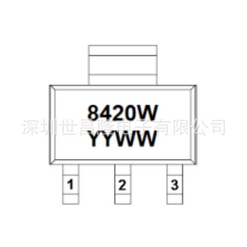 Taiwan-based Alfa-NMOS distributor AFN8420W 200V 3A 580mΩ SOT-223