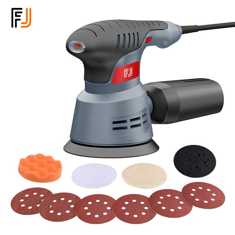 Fangjia Mini Electric Sander for Woodworking, Polishing Machine, Sanding Paint Putty, Wall Sander