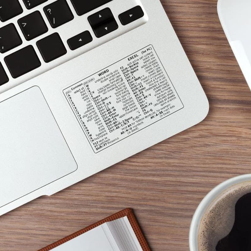 Amazon cross-border hot seller shortcut key stickers for Apple Mac/Windows Photoshop transparent stickers