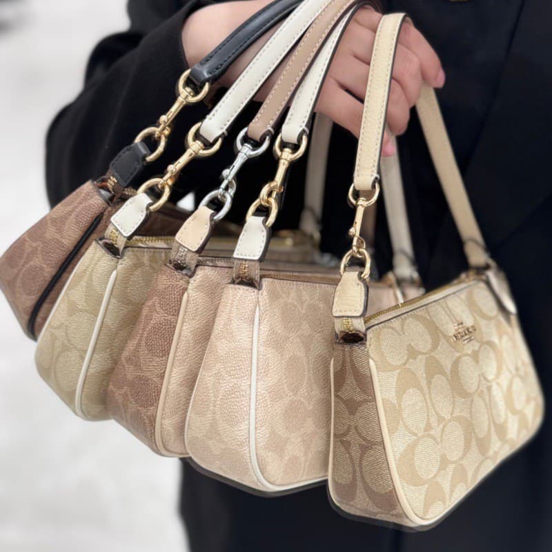Koujia 26 New Style Genuine Leather Mahjong Bag Nolita19 Monogram Underarm Bag Crossbody Lightweight Small Bag for Women