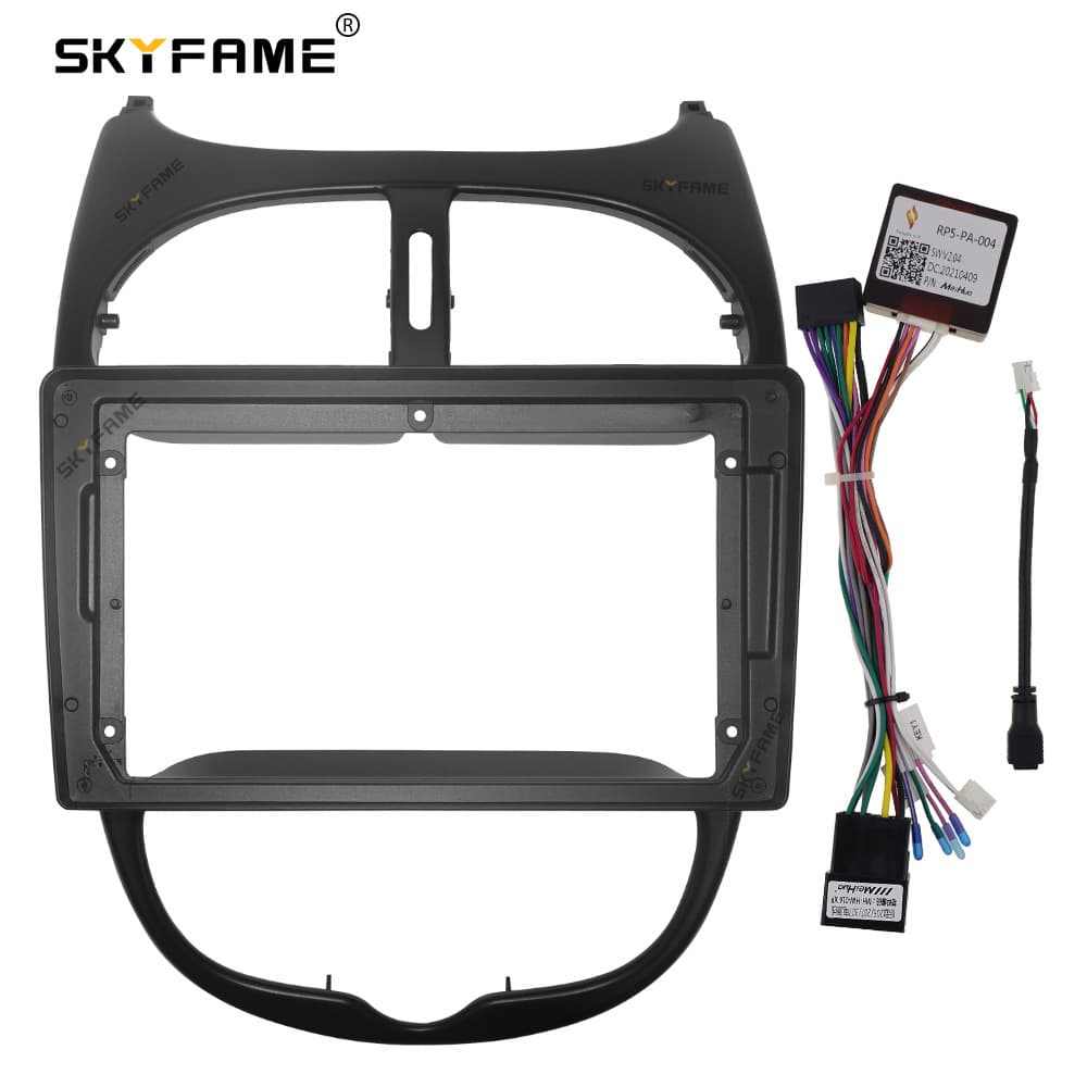 SKYFAME Versatile Frame Kit for 00-06 Peugeot 206 Car Audio Navigation Panel Trim