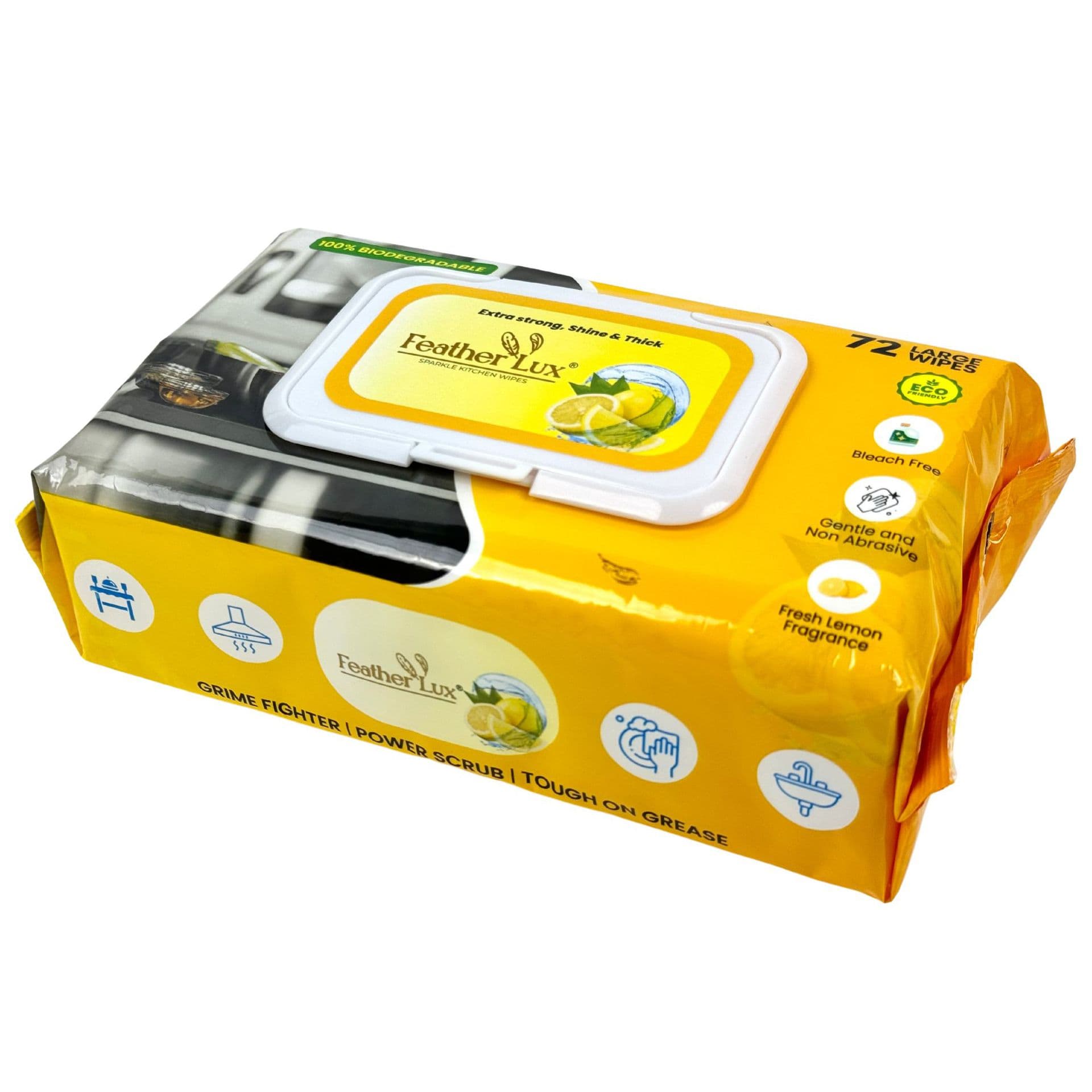 Degreasing and Decontamination Cleaning Kitchen Wipes