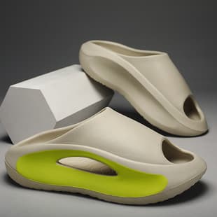 2025 Airplane Slippers Men New Trend Fashion Couple Home Thick Sole Anti-Slip Simple Versatile Flip Flops Beach