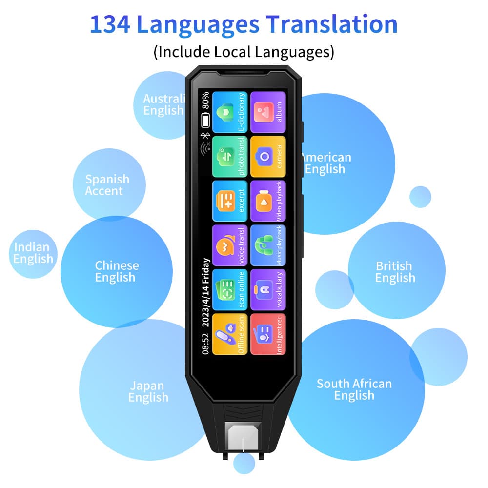 Voice Translator Device - Offline Scan Translation Pen