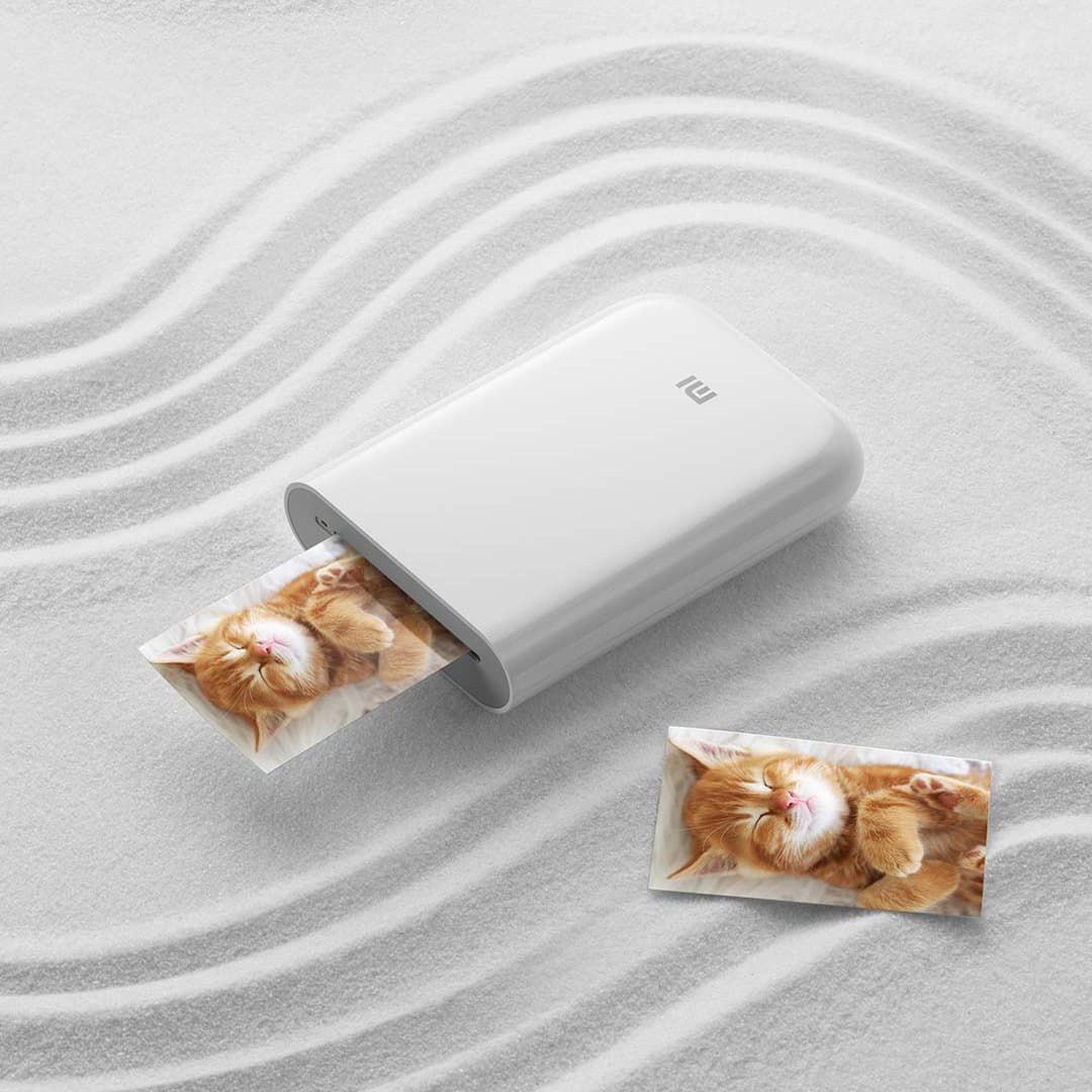 Portable Mini Wireless Printing Device for Home and Business Use, Compatible with XMpocket Photo Printer, Quick Connection to Mobile