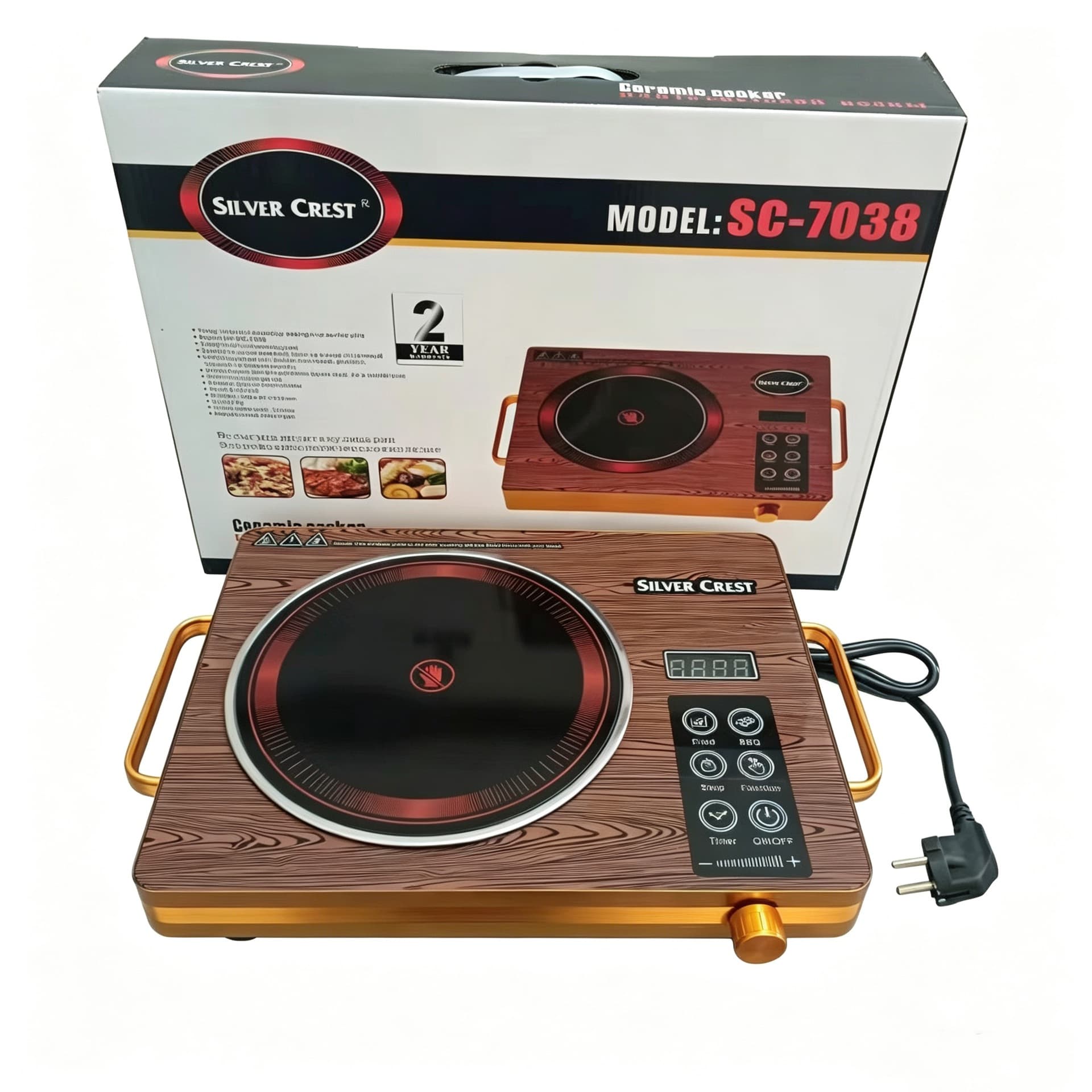 Cross-border Export Infrared Cooker Silver Crest Infrared Cooker Multifunctional High-Power Electric Ceramic Stove