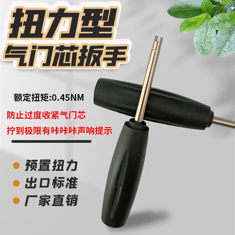 Valve Core Torque Wrench Fixed Torque Tire Valve Core Tool Valve Core Removal Valve Needle Wrench Valve Cap Key
