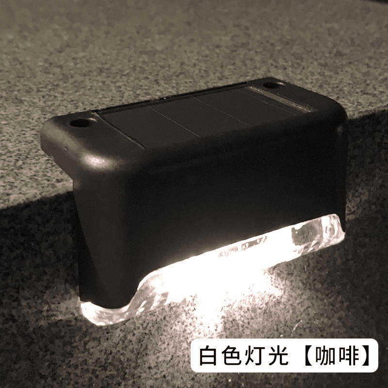 Solar Outdoor Garden Light Stair Wall Light Step Light LED Guide Light Waterproof Landscape Lighting