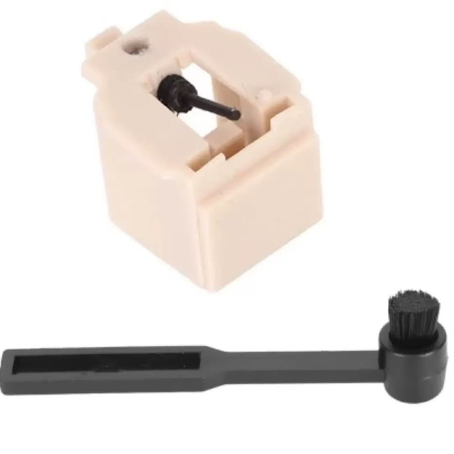 AT3600L Moving Magnet Cartridge Replacement Stylus (One spare stylus + one black brush)