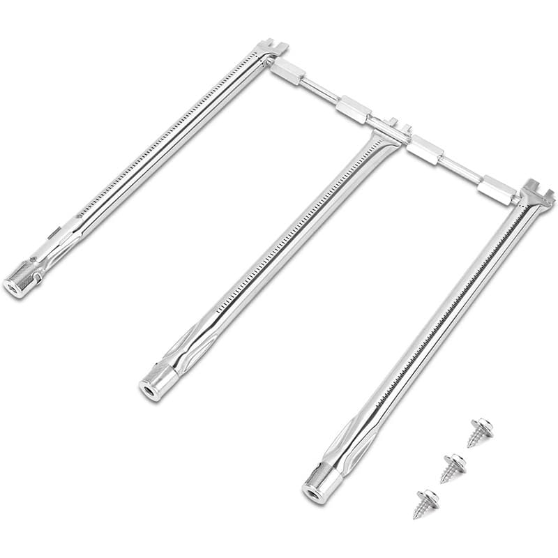 69787 burner head wholesale, gas connection straight tube, barbecue flame tube, 3-pack burner accessories suitable for S-310.