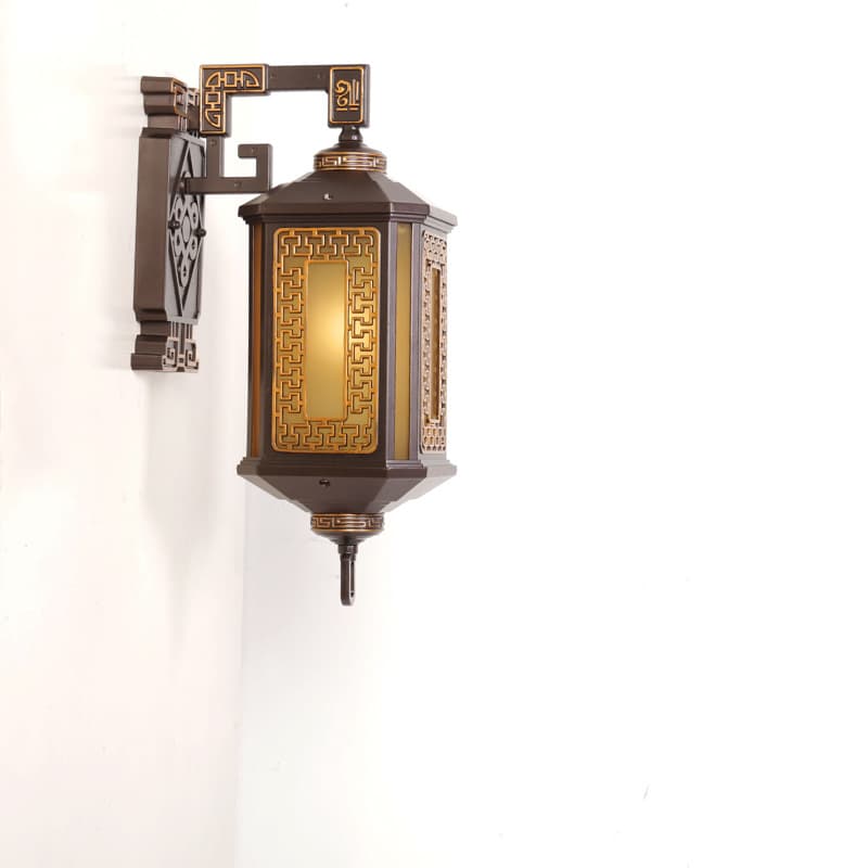Waterproof garden lamp new Chinese style outdoor retro lawn lamp exterior wall lighting fixtures villa column lamp outdoor wall lamp
