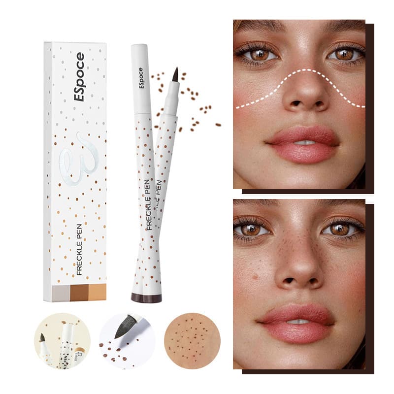 Pudaier Cross-Border Facial Makeup Natural Simulation Freckle Pen Quick-Drying Waterproof Spot Removal Pen Wholesale