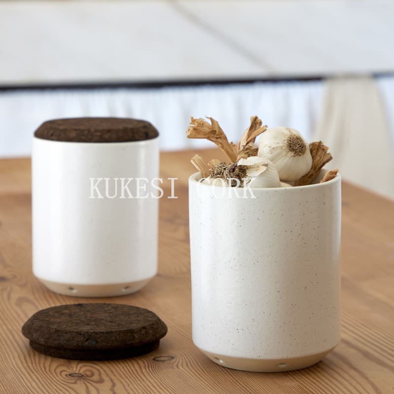 Brown Large-Grain Cork Stopper, Drillable, Hydroponic Plant Glass Bottle, Tea Storage Jar with Airtight Cork Lid, Customizable