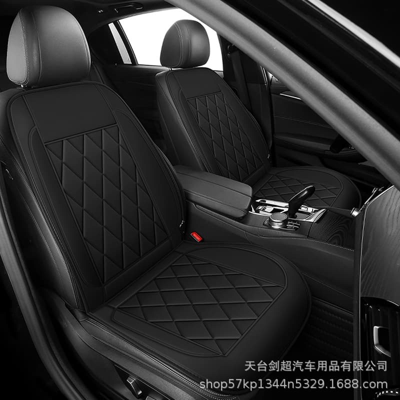Cross-border Car Heated Seat Cushion 12V with Backrest, Winter Warmth Vehicle Heating Seat Pad Single Seat