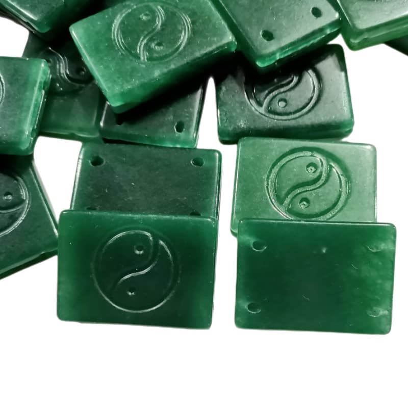Direct Supply from Manufacturer Hat Ornament Hat Jade Zhuangzi Headscarf Hat Ornament Wearing Hat Jade Imitation Jade Piece Accessories Imitation Jade