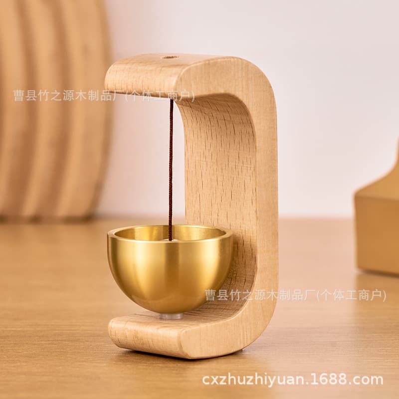 In Stock Dopamine Doorbell Magnetic Doorbell Shop Entry Reminder Bell New Chinese Style Decorative Suction Doorbell