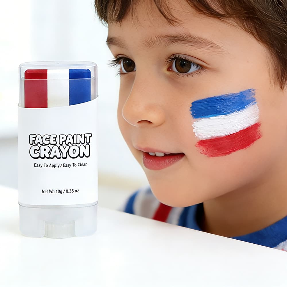 3 Colors 6 Colors Rainbow Face Paint World Cup European Cup Face Painting Halloween Rainbow Strip Face Graffiti Crayon