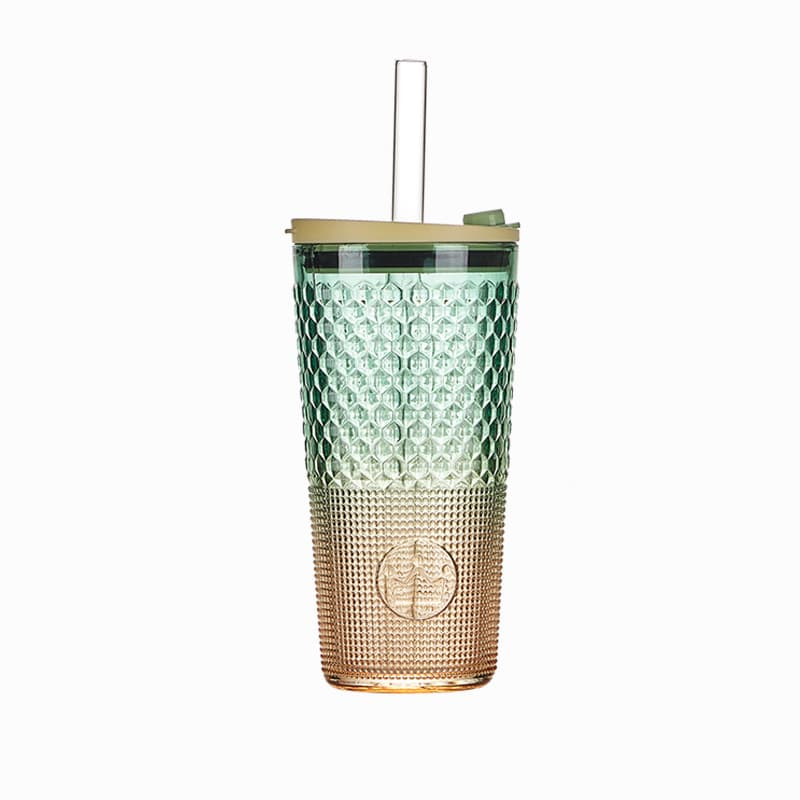 Factory Direct Transparent Water Cup Thickened Heat Resistant Custom Logo Business Gift
