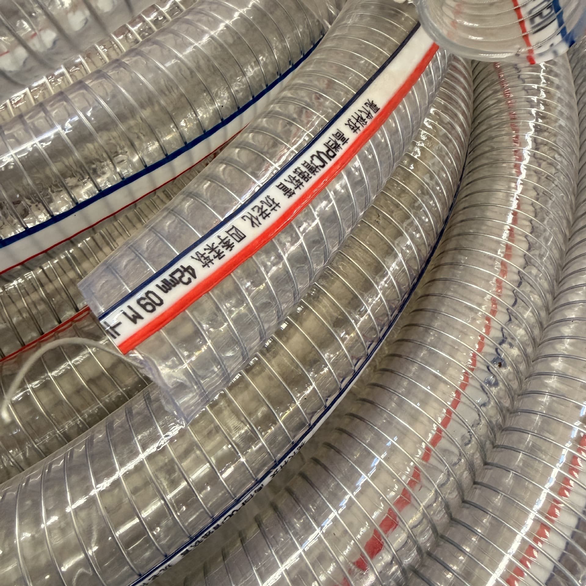 PVC Transparent Steel Wire Hose Drain Hose Soft Hose for Agricultural Irrigation Water Pump Pipe Suction Hose Car Wash Special