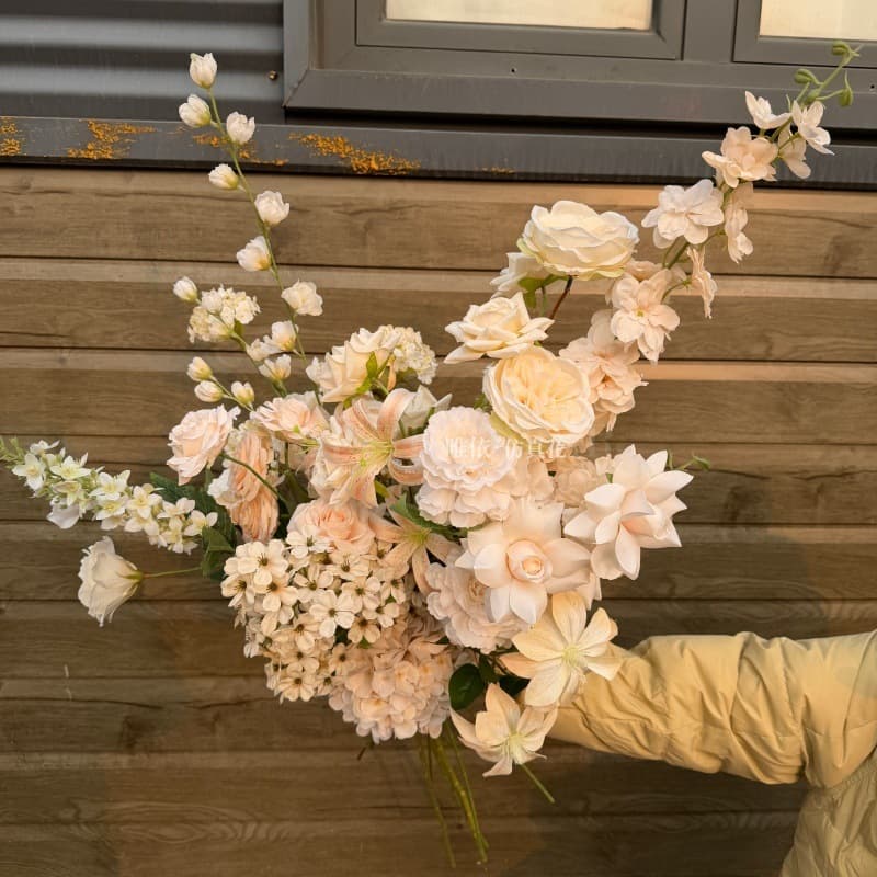 Wedding Aisle Guide Flower Engagement Decoration Arrangement Wedding Venue Artificial Flower Graduation Season Decoration Plan