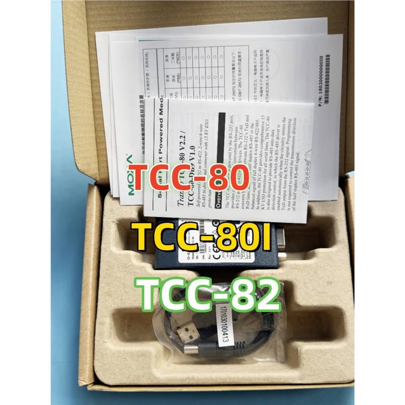 TCC-80 TCC-80I TCC-82 Tcc-80-DB9 MOXA Bidirectional Converter RS-232