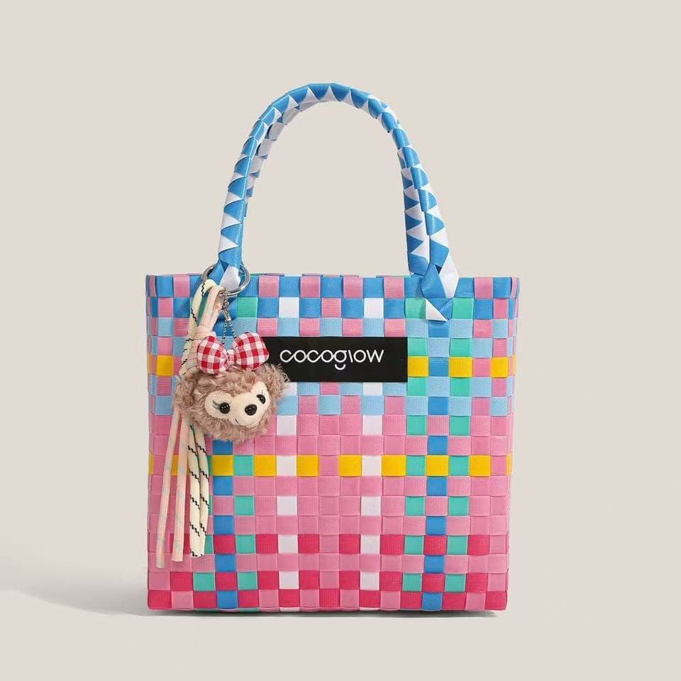 Ins-famous Thailand Chiang Mai Vacation Casual Handwoven Basket Bag Woven Women's Handbag