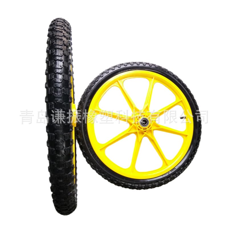 20-inch Plastic Inflatable Wheels, 20x2.125 Rubber Inflatable Tires, Trailer Wheels, for Outdoor Use